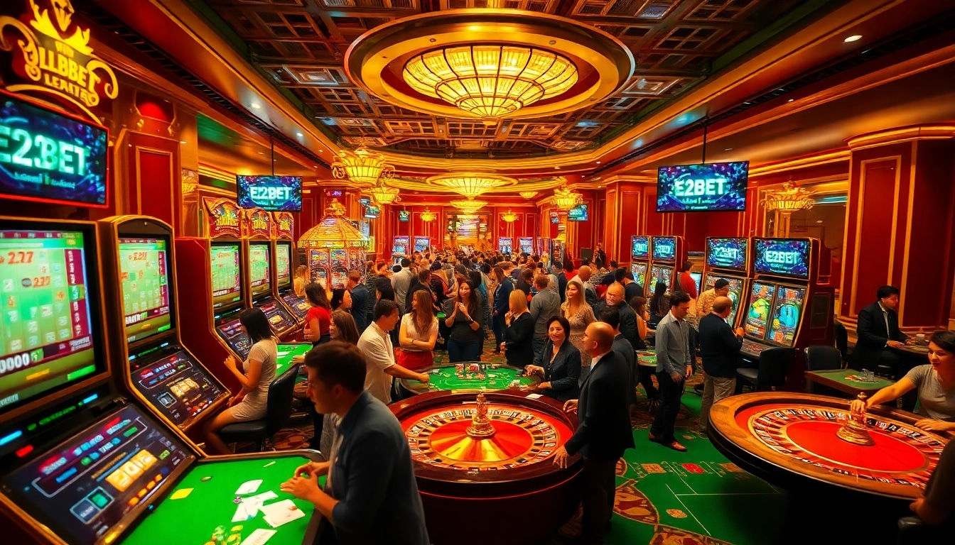 Experience winning moments at https://e2bet-games.org with thrilling gambling activities and vibrant casino ambiance.