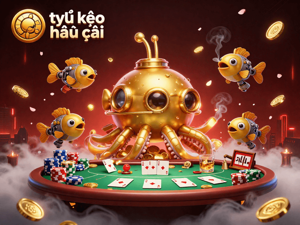 Bet on tỷ lệ kèo nhà cái and win big with vibrant casino elements and dynamic characters.