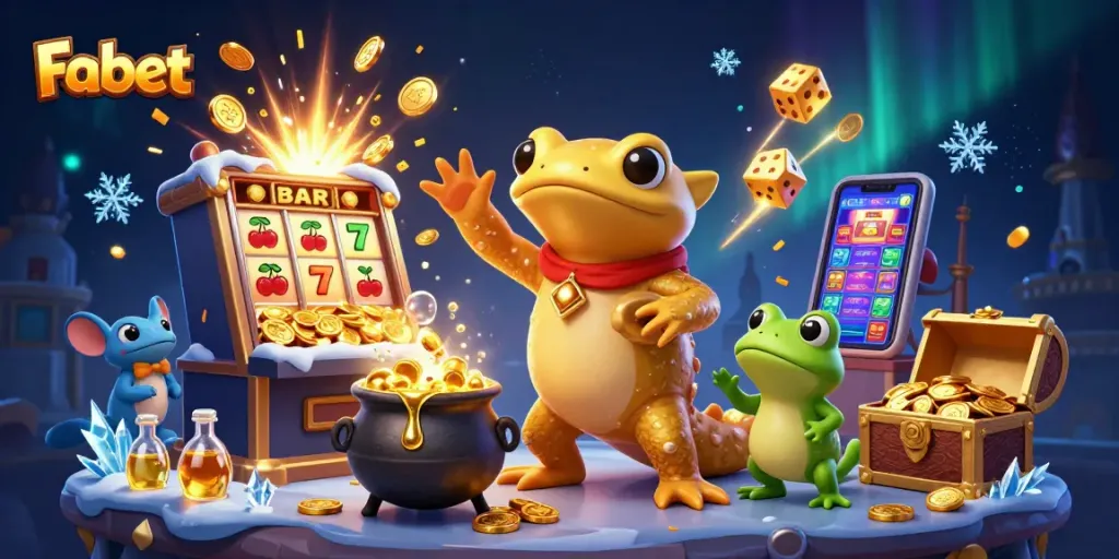 Experience winning thrills at Fabet's dynamic digital casino with golden wins and vibrant games.