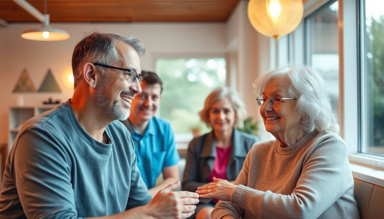 Personalgewinnung in der Pflege: Motiviertes Pflegepersonal im ansprechenden Pflegeheim umgeben von Wärme und Freundlichkeit.
