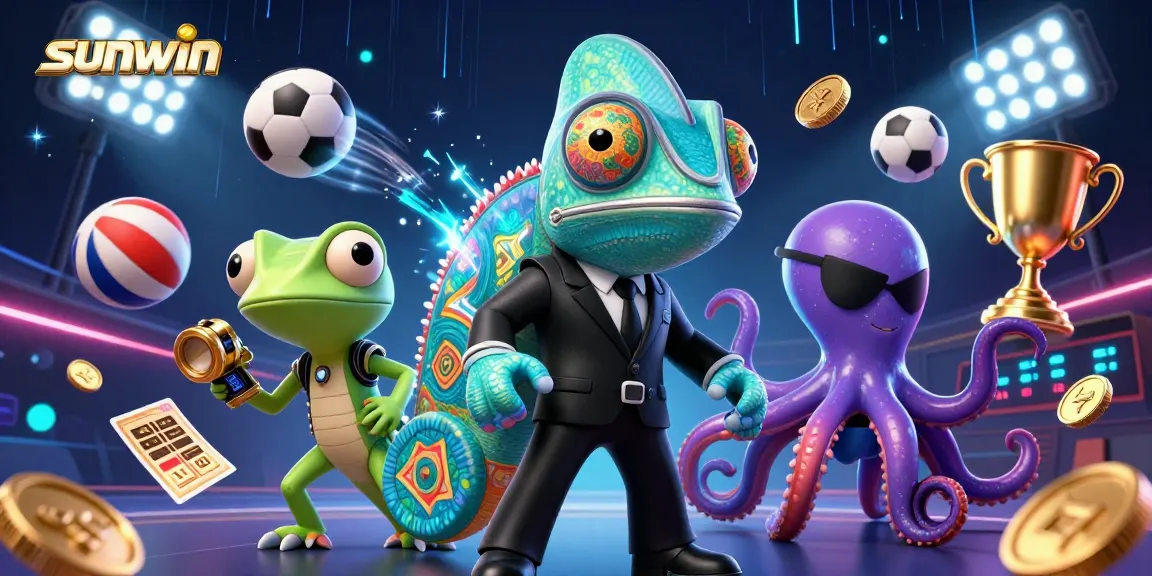 Experience the thrill of betting with sunwin as a secret agent chameleon and villains collide in a dynamic sports scene.