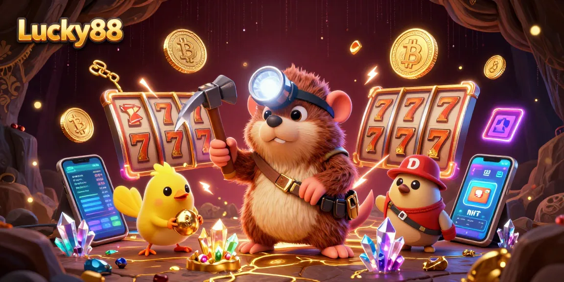 Win big with Lucky88 and enjoy thrilling slot adventures in a vibrant casino scene.