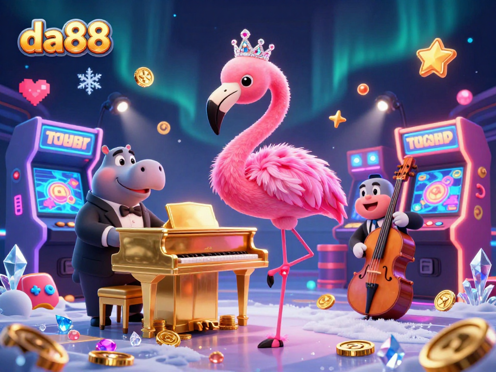 Experience the vibrant casino atmosphere with da88 featuring dynamic characters and gaming elements.