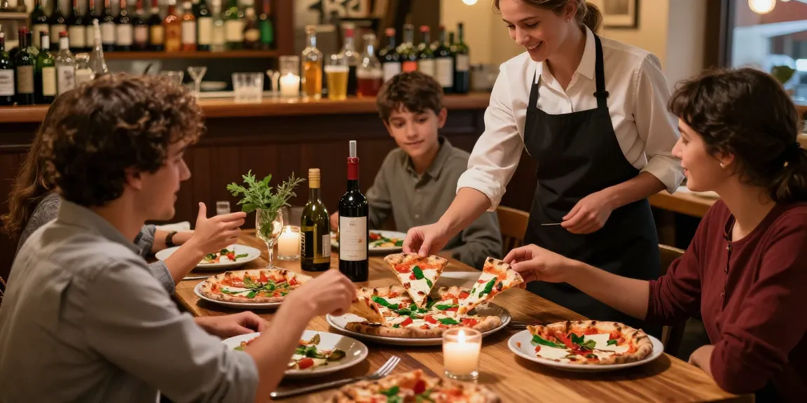 Enjoying authentic Italian pizza at Pizzeria Madera, highlighting pg soft and a cozy dining atmosphere.