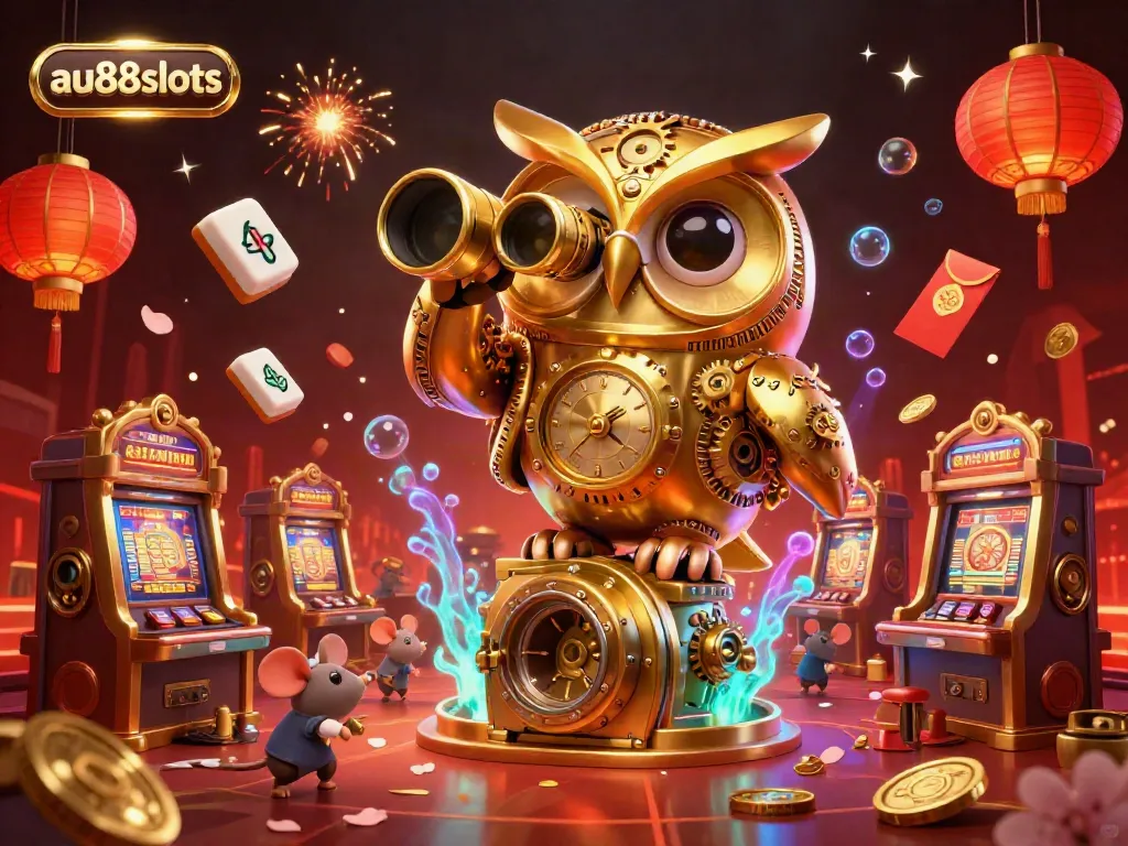Experience the vibrant thrills of au88slots in a dynamic casino scene with engaging characters and rich details.