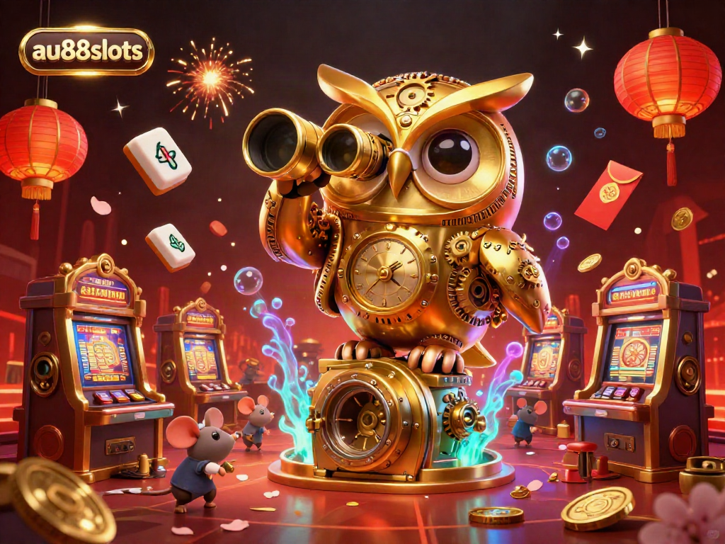Experience the vibrant thrills of au88slots in a dynamic casino scene with engaging characters and rich details.