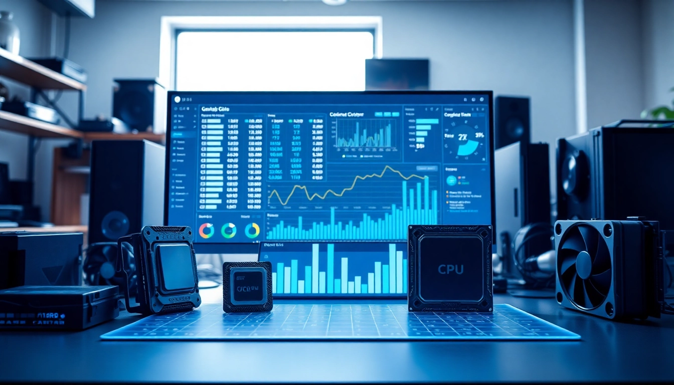 Prozessor Vergleich auf interaktivem Chart mit Leistungsdaten und moderner Desktop-Umgebung.