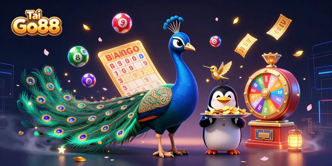 Experience Tải Go88 with a vibrant casino scene featuring dynamic characters and colorful gambling elements.