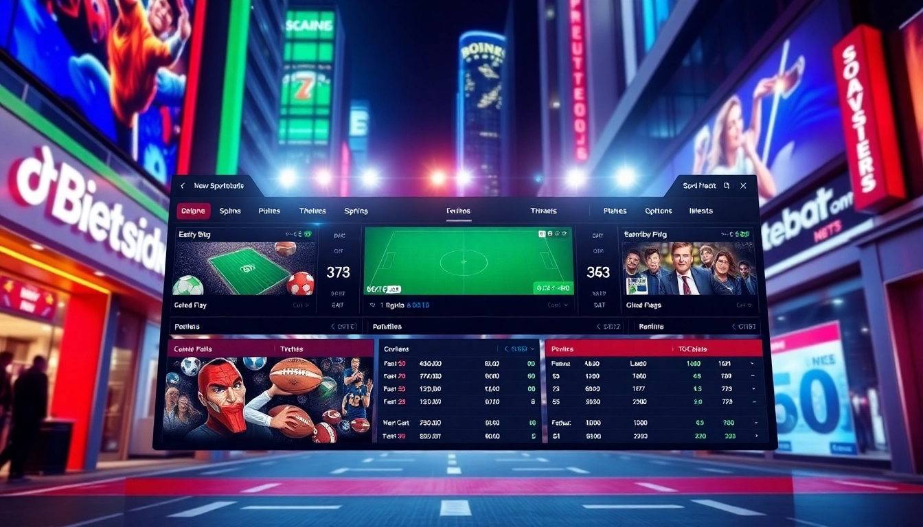 Discover online neue wettanbieter with an engaging sportsbook design featuring a variety of betting options.