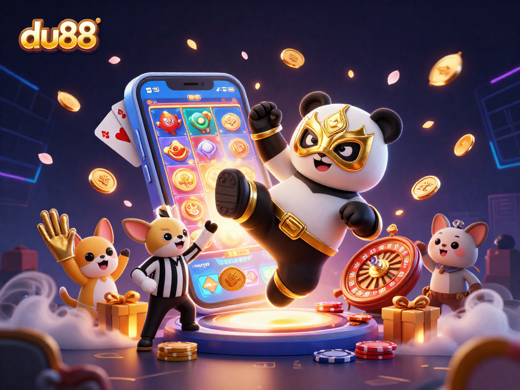 Experience thrilling slot gameplay at du88 with exciting 3D illustrations of action and strategy.