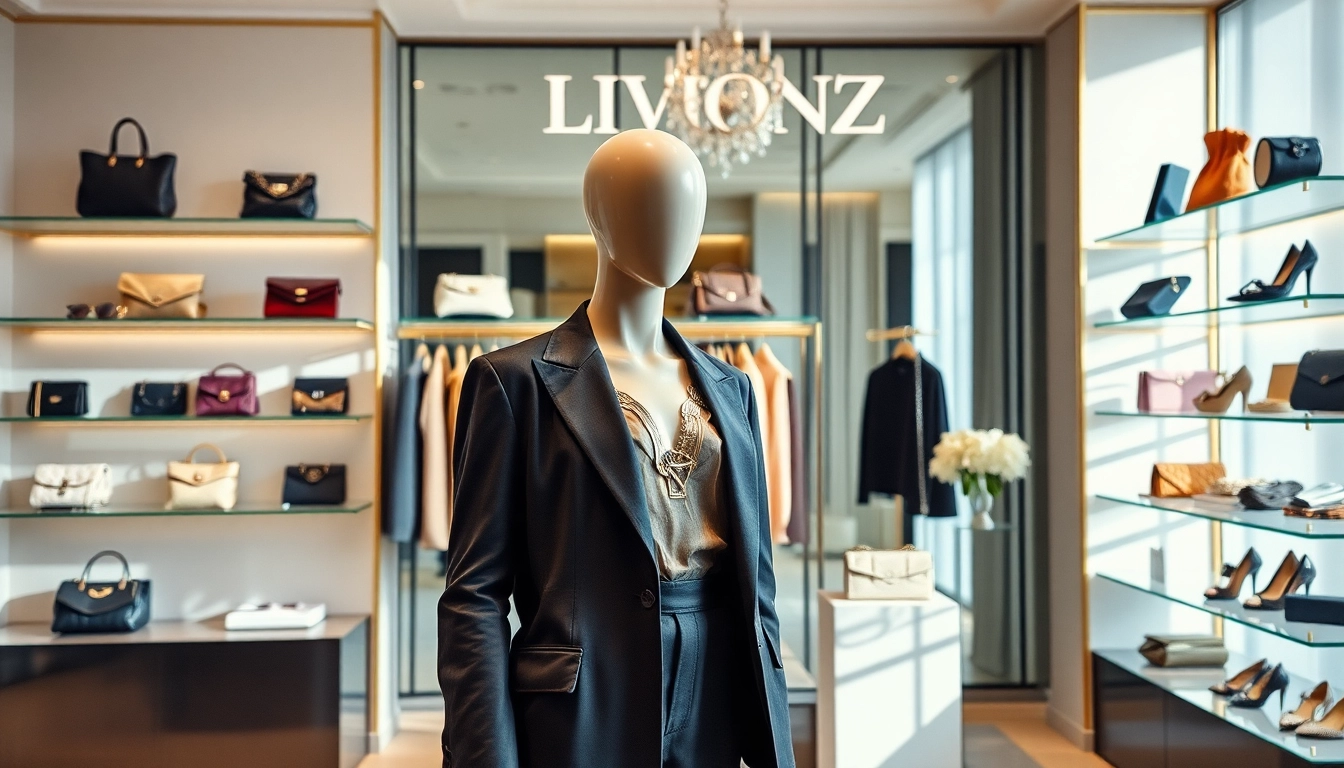 Showcasing luxury fashion collection at Alvionz with elegant apparel and accessories.