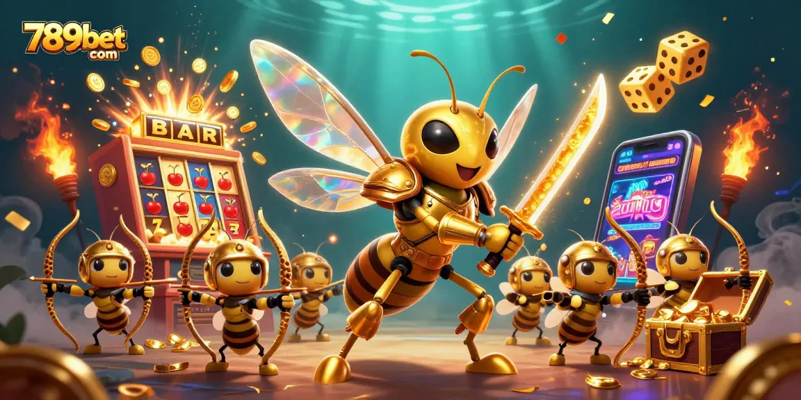 Experience thrilling action at 789bet com with a vibrant casino scene of jackpots and excitement.