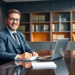 Headhunter Saarbrücken berät in seinem modernen Büro Führungskräfte.