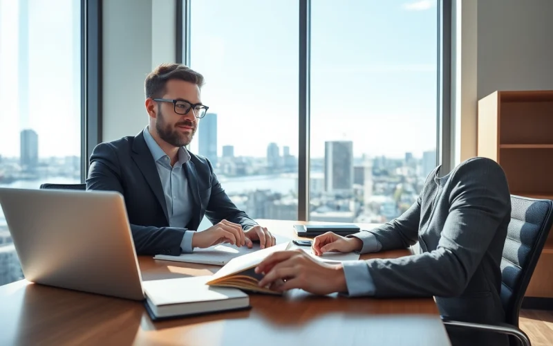 Professioneller Headhunter Kiel analysiert Bewerbungen für effektive Personalvermittlung.