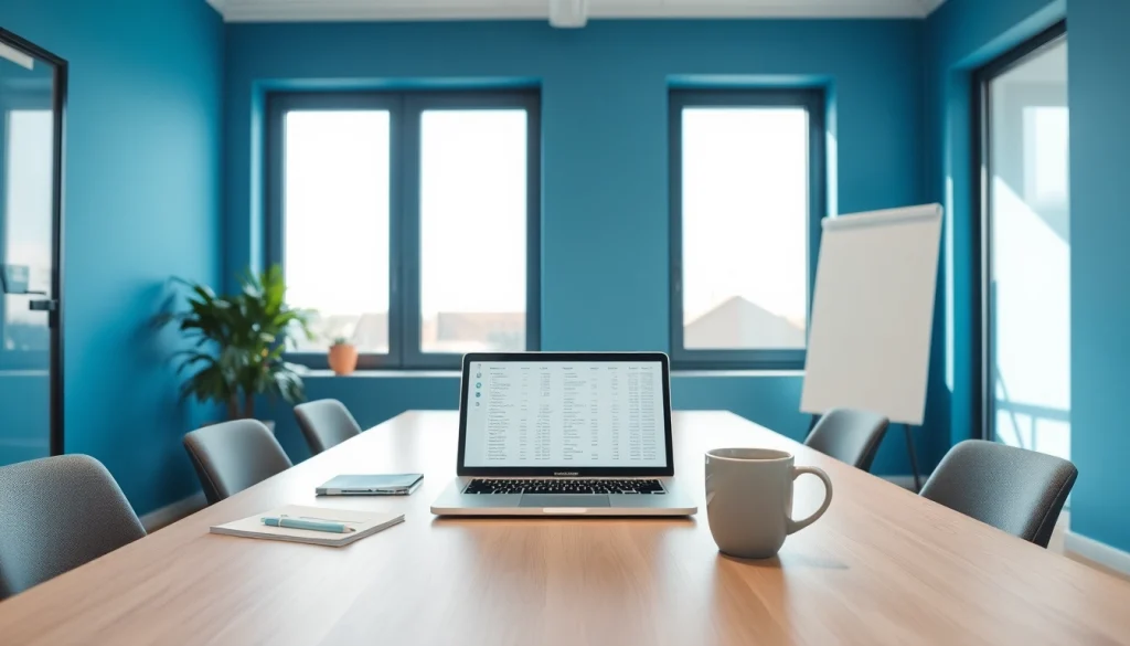 Fokussiertes Arbeiten eines Headhunters Hagen in einem modernen Büro.