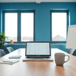 Fokussiertes Arbeiten eines Headhunters Hagen in einem modernen Büro.