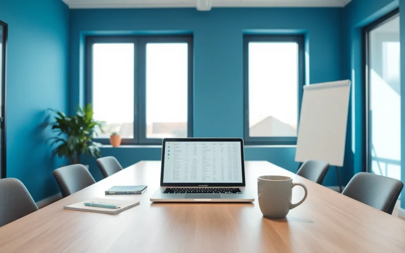 Fokussiertes Arbeiten eines Headhunters Hagen in einem modernen Büro.