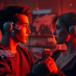 Engaging image of a porn AI chat featuring an intimate digital conversation with a relatable AI character.