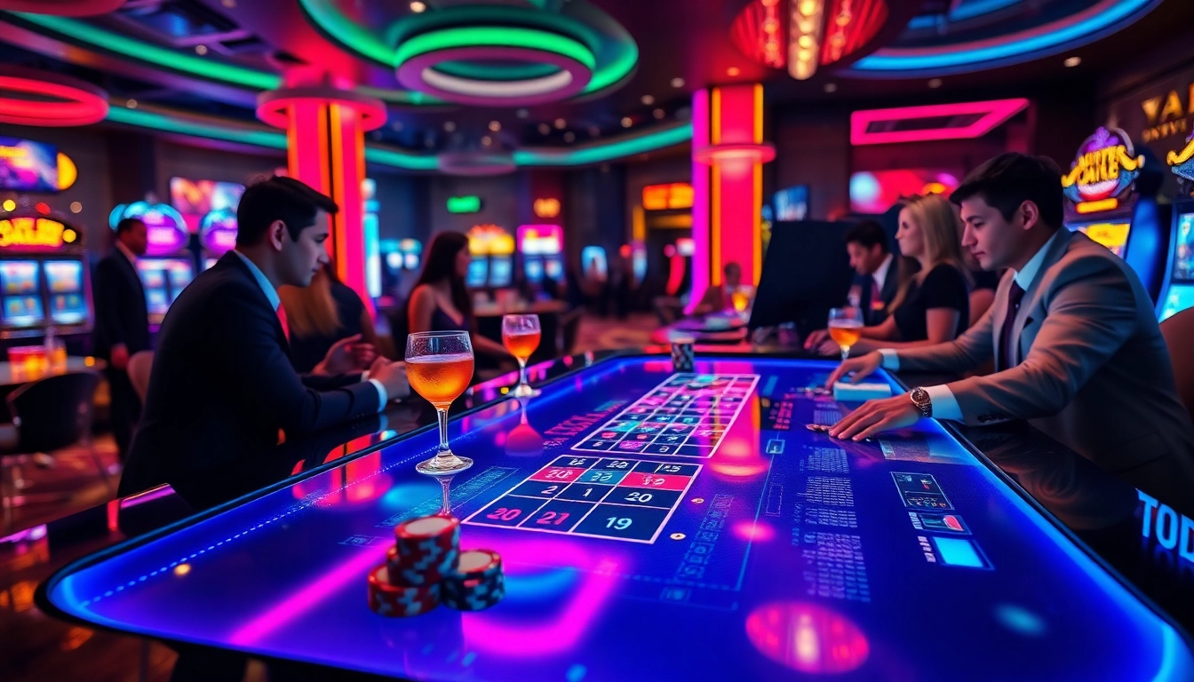 A legjobb online kaszinó játékosai élvezik a játékot egy elegáns környezetben.