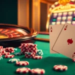 Experience winning moments with CM88 in a glamorous casino setting featuring roulette and poker action.