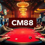 Engage with excitement at CM88's luxurious casino experience featuring poker games and slot machines.