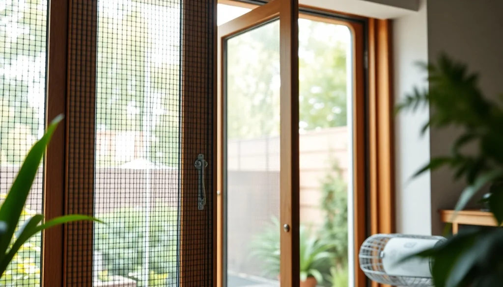 Funktionaler insektenschutz terrassentür in einem modernen Zuhause optimiert für Komfort.