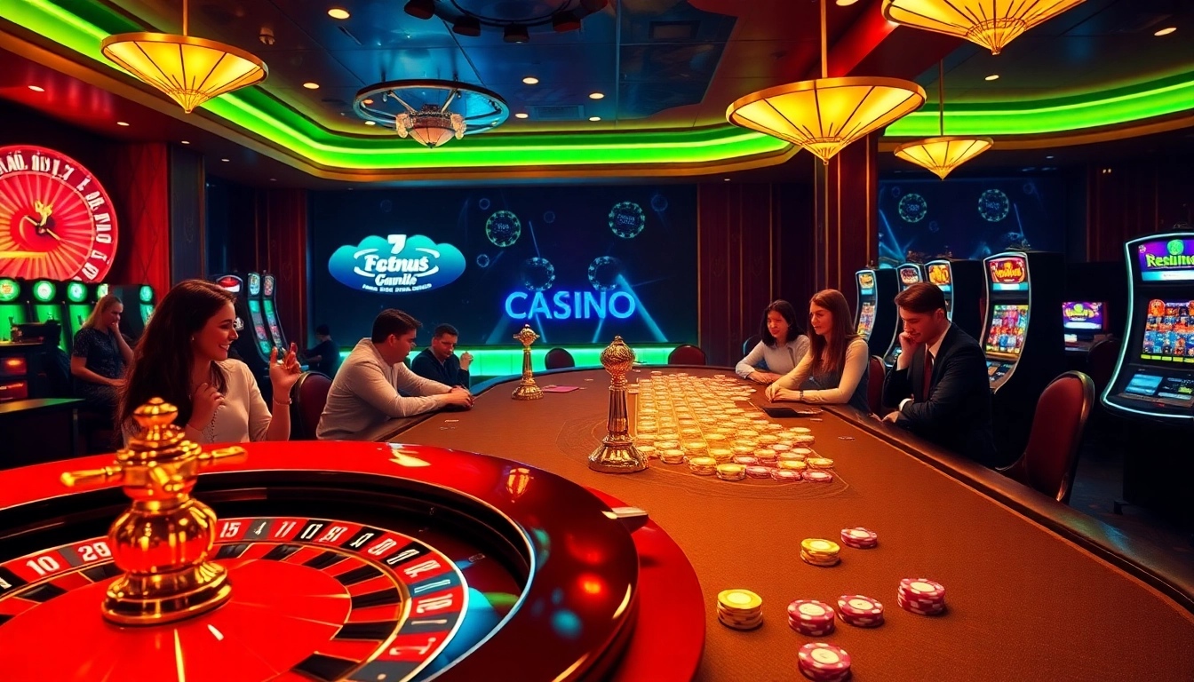 Experience the thrill of gaming at https://f168.sarl/ with vibrant roulette wheels and poker chips.