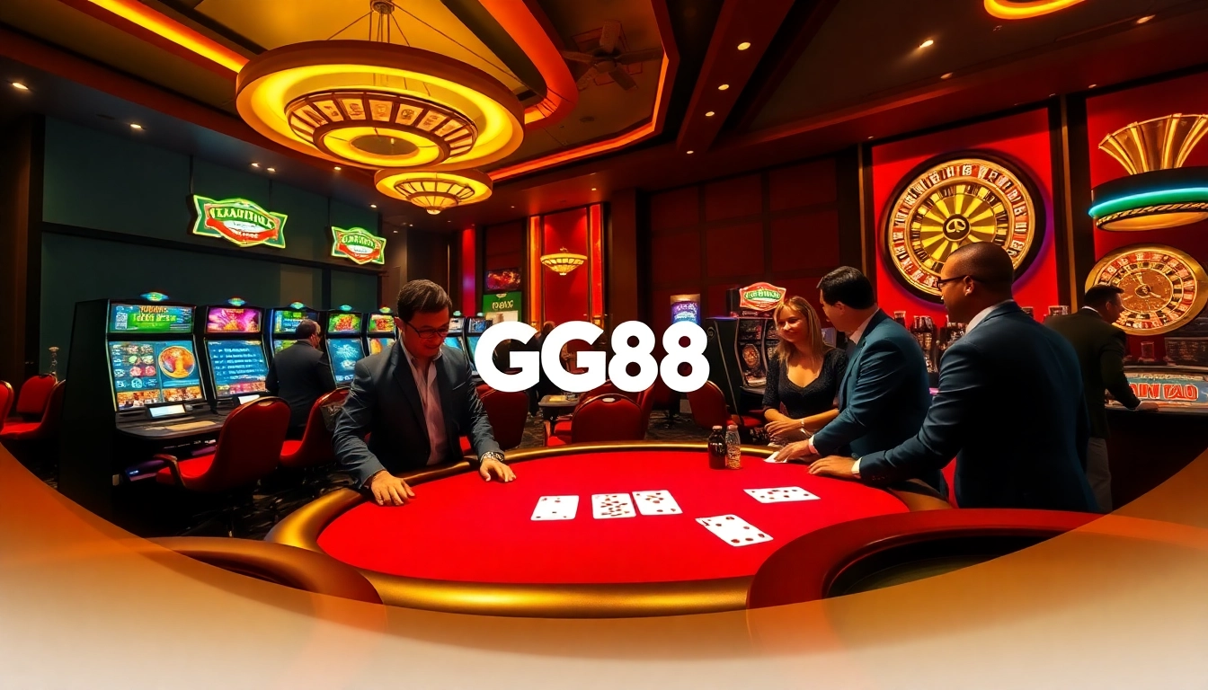 Experience the excitement of high-stakes gambling at gg88.com with vibrant slot machines and thrilling poker.