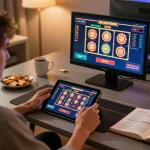 Engage with ssbet77 on your tablet at home, experiencing thrilling online gaming moments.