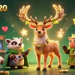 Join the excitement at sunwin.20 with a vibrant casino scene featuring a Celtic druid and gaming elements.
