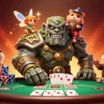 Engage in card action with big88vn, featuring colorful poker scenes illuminated by magic.