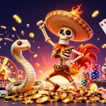 Engaging 3D illustration of the best payout casinos in Australia showcasing vibrant characters and casino elements.