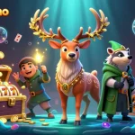 Experience thrilling gameplay at zoccercasino with a vibrant casino scene featuring dynamic characters and rich game elements.