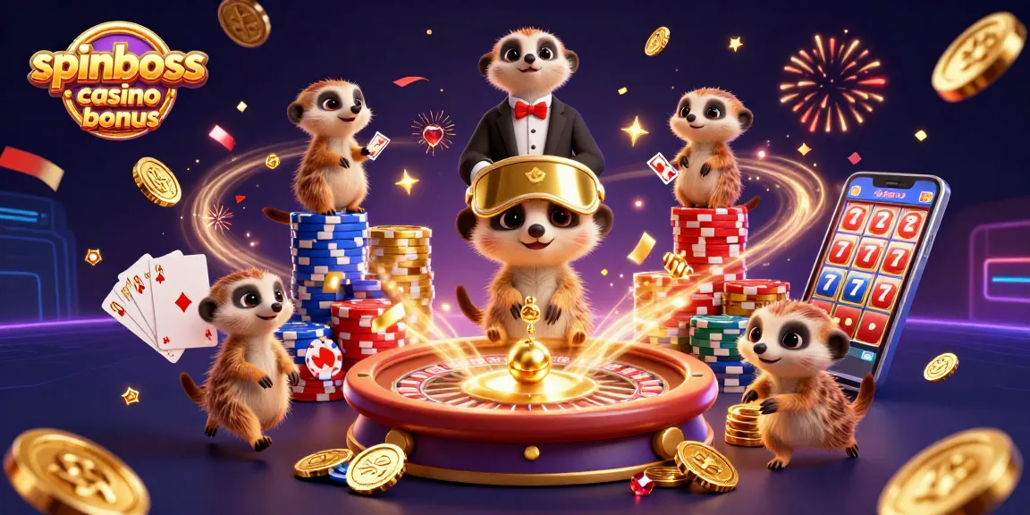 Spinboss Casino Bonus: Spielautomaten und Glücksspiele erleben, mit reichhaltigen grafischen Effekten.